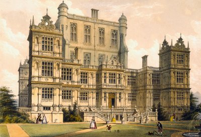 Wollaton Hall, Nottinghamshire, 1600, Illustration aus 