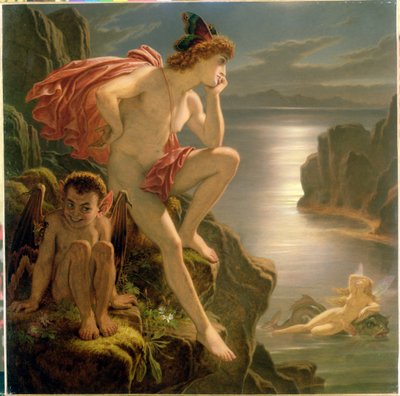 Oberon und die Meerjungfrau von Joseph Noel Paton