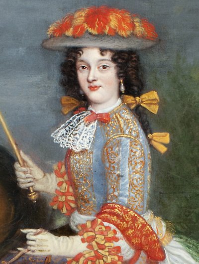 Marie Anne Mancini - Schloss Skokloster (beschnitten und bearbeitet) von Joseph Parrocel