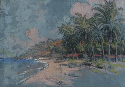 Strand, Acapulco von Joseph Pennell