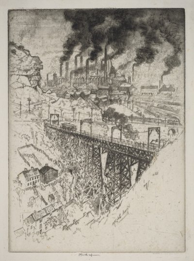 Edgar Thomson Werke, Bessemer von Joseph Pennell