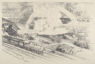 Falls Station, Niagara von Joseph Pennell