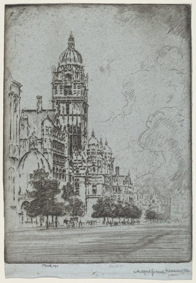 Prächtiges Kensington von Joseph Pennell