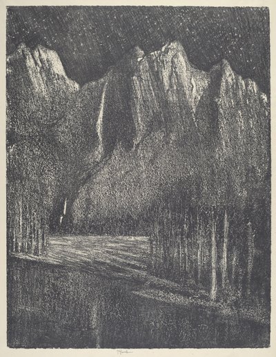 Nacht im Yosemite von Joseph Pennell