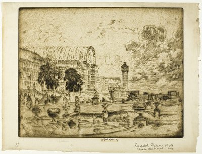 Der Kristallpalast von Joseph Pennell