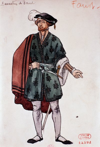 Kostüm für die Figur des Faust in 