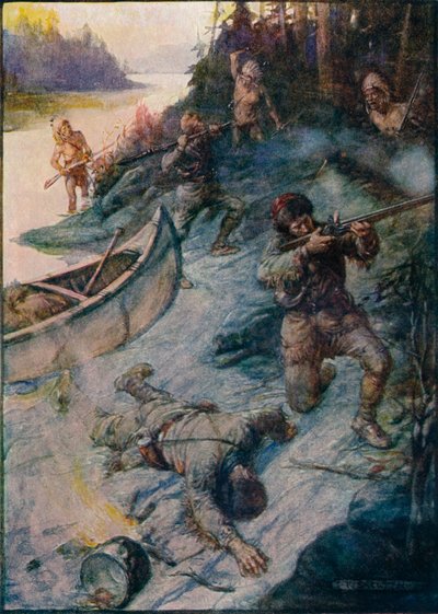 Niemand war sicher, kein Leben war sicher, 1908, um 1920 von Joseph Ratcliffe Skelton