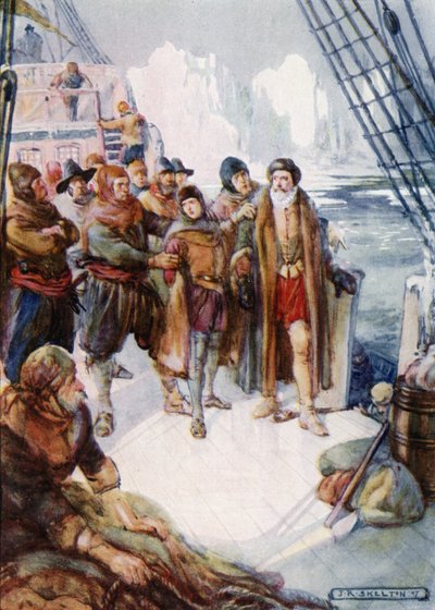 Diese grausamen Männer wollten Hudson auf den eisigen Gewässern treiben lassen von Joseph Ratcliffe Skelton