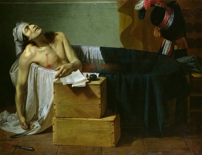 Der Tod von Marat, 1793 von Joseph Roques