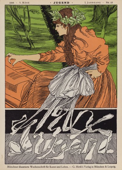 Titelillustration für Jugendmagazin, 1896 von Joseph Rudolf Witzel
