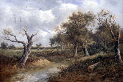 Landschaft mit sterbendem Baum von Joseph Thors