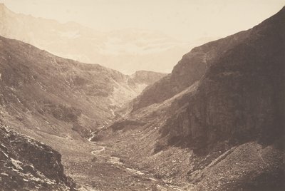 Schlucht von Estaubé, gesehen von den Glorietten von Héas, St-Sauveur, 1853 von Joseph Vigier