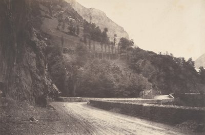 Route de Pierrefitte à Luz St Sauveur, 1853 von Joseph Vigier