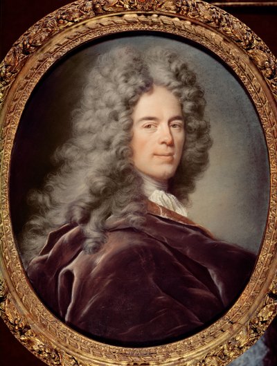 Porträt eines Mannes, vermutlich La Bruyere, ca. 1685-90 von Joseph Vivien