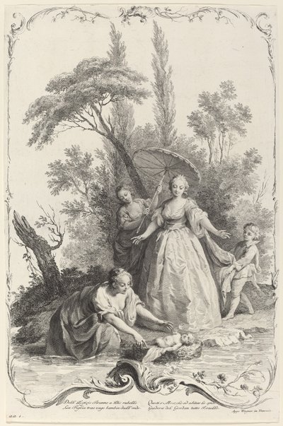 Das Auffinden des Moses von Joseph Wagner