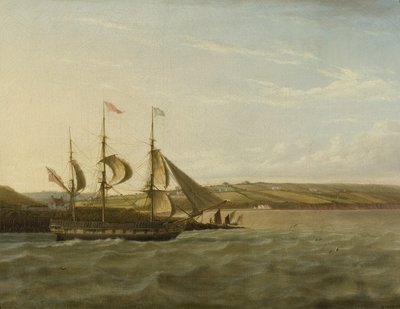 Ein Schiff passiert Portishead, ca. 1832 von Joseph Walter
