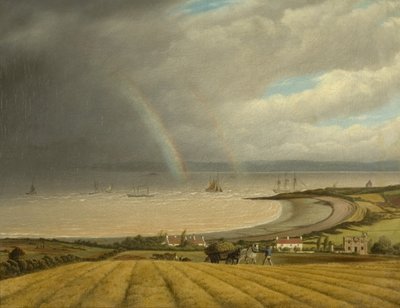 Ein Blick von Portishead in Richtung Wales, ca. 1832 von Joseph Walter