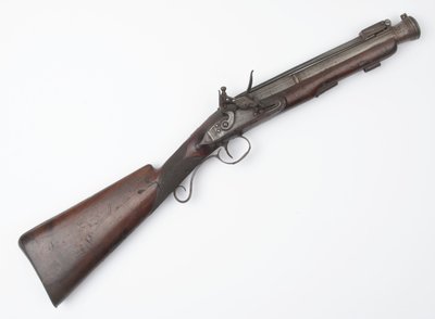 Donnerbüchse mit Federbajonett, ausgegeben an irische Freiwillige, ca. 1815 von Joseph Wood