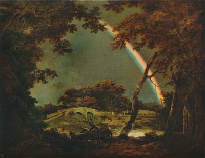 Landschaft mit Regenbogeneffekt, 1794, 1930 von Joseph Wright of Derby