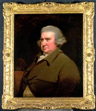 Porträt von Dr. Erasmus Darwin, (1731-1802) Wissenschaftler, Erfinder und Dichter, Großvater von Charles Darwin, 1792-93 von Joseph Wright of Derby