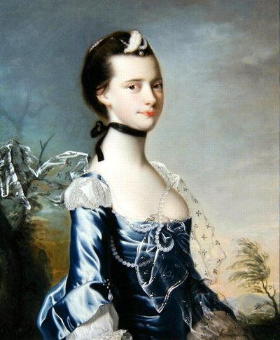Porträt von Elizabeth Copestake von Joseph Wright of Derby