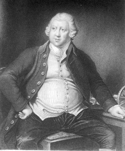 Sir Richard Arkwright, graviert von Joseph Jenkins, 1833 von Joseph Wright of Derby