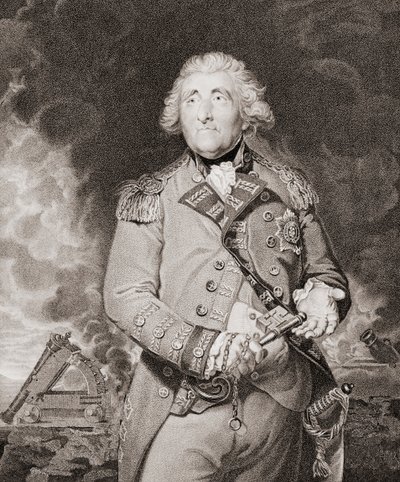 George Augustus Elliott, Lord Heathfield von Joshua (after) Reynolds