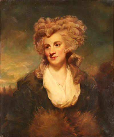 Halbporträt von Lady De Clifford von Joshua (after) Reynolds