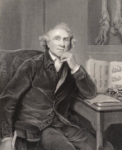 John Hunter, graviert von G.H. Adcock, aus 