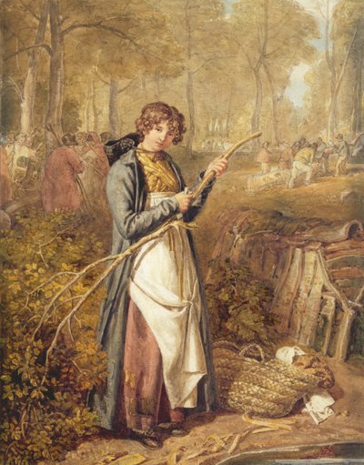 Borken von Holz in Wychwood Forest von Joshua Cristall