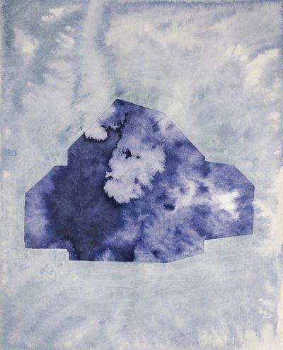 Träumende Blaue Hausform von Joshua Hoskins