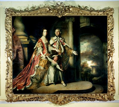 Earl und Countess von Mexborough mit ihrem Sohn Lord Pollington von Joshua Reynolds