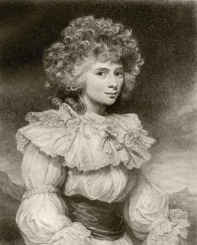 Elizabeth Cavendish, Herzogin von Devonshire, graviert von F. Bartolozzi, aus 