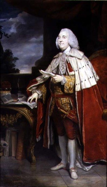 Porträt von Robert Marsham, zweiter Baron Romney und zweiter Präsident der Gesellschaft von Joshua Reynolds