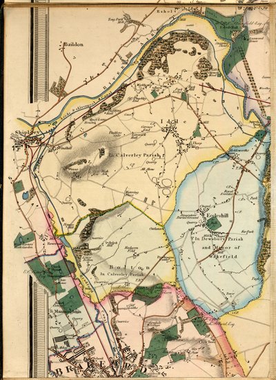 B1, Idle, Shipley, Esholt Hall, Eccleshill und Teil von Bradford von Joshua Thorp
