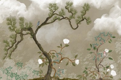 Blauer Vogel im Botanischen Garten von Josie George