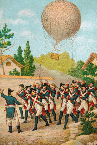 Beobachtungsballon bei Fleurus von Josse Photo