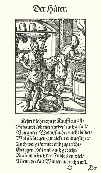 Der Hutmacher von Jost (after) Amman
