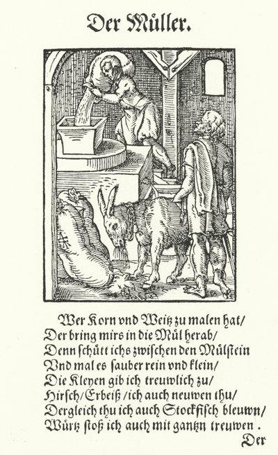 Der Müller von Jost (after) Amman