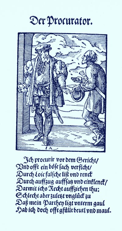 Der Prokurator von Jost Amman