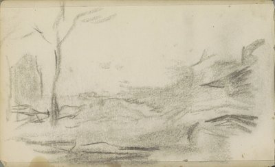 Landschaft mit einem Baum von Jozef Israëls