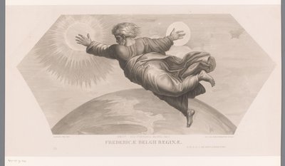 Gott erschafft die Sonne und den Mond von Jozef Karel De Meulemeester