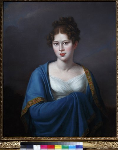 Porträt der Gräfin Sofia Petrovna Lobanova-Rostovskaya (1798-1825), geborene Lopukhina von Jozef Oleszkiewicz