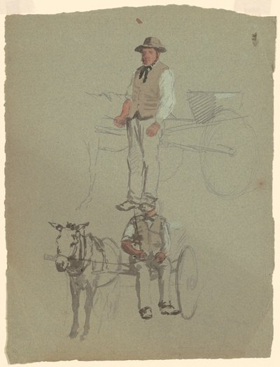 Studien eines Mannes und eines Pferdekarrens von Jr. Enoch Wood Perry