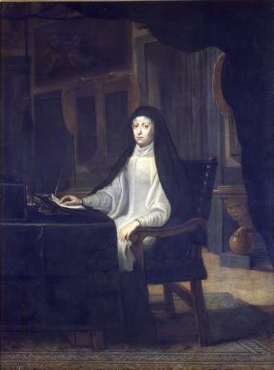 Porträt der Königin Mariana von Österreich von Juan Carreño de Miranda
