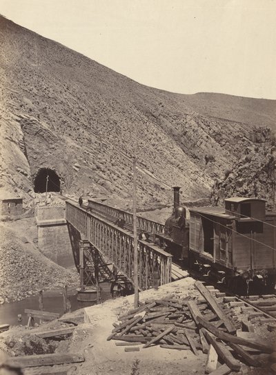 Brücke und Tunnel über Jalon, Madrid nach Zaragoza von Juan Laurent