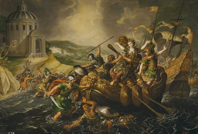 Die Entführung der Helena, Mitte des 17. Jahrhunderts von Juan de la Corte