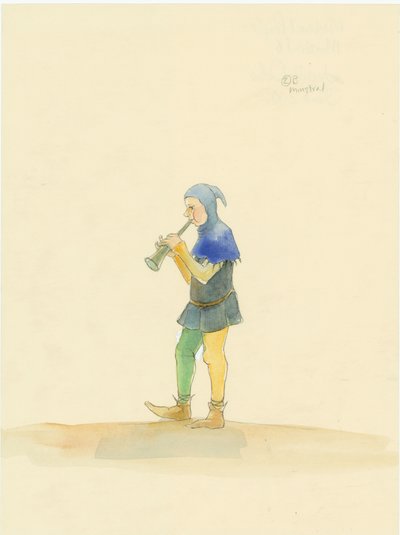Mittelalterlicher Minnesänger, 2004 von Judith Dobie