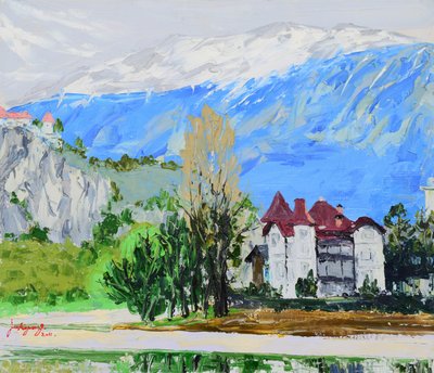 Alpensee Schlossblick von Jukyong Park