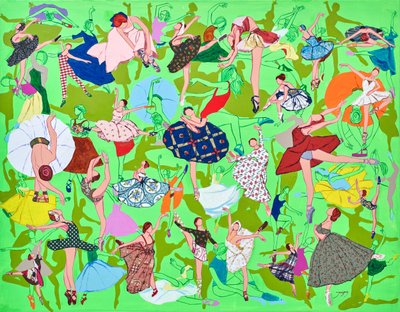 Lebendige Ballerinas beim Tanzen von Jukyong Park
